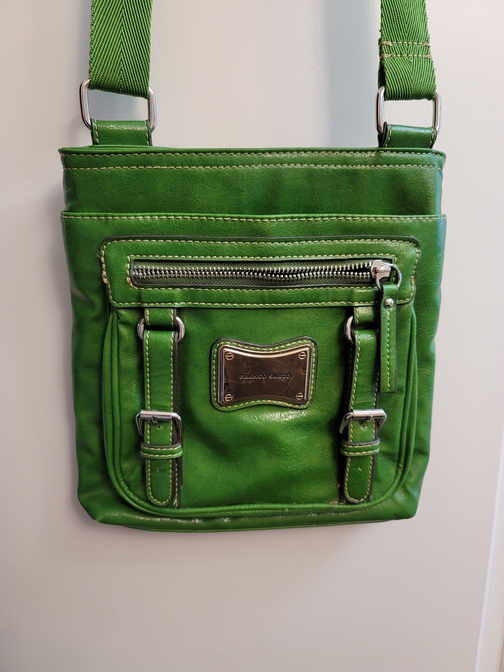 Franco Sarto Green Crossbody Bag